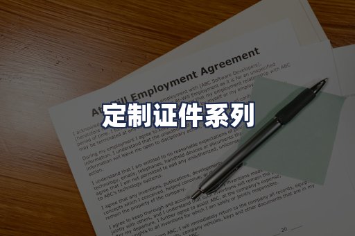 定制证件系列