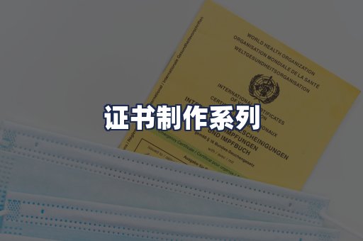 证书制作系列